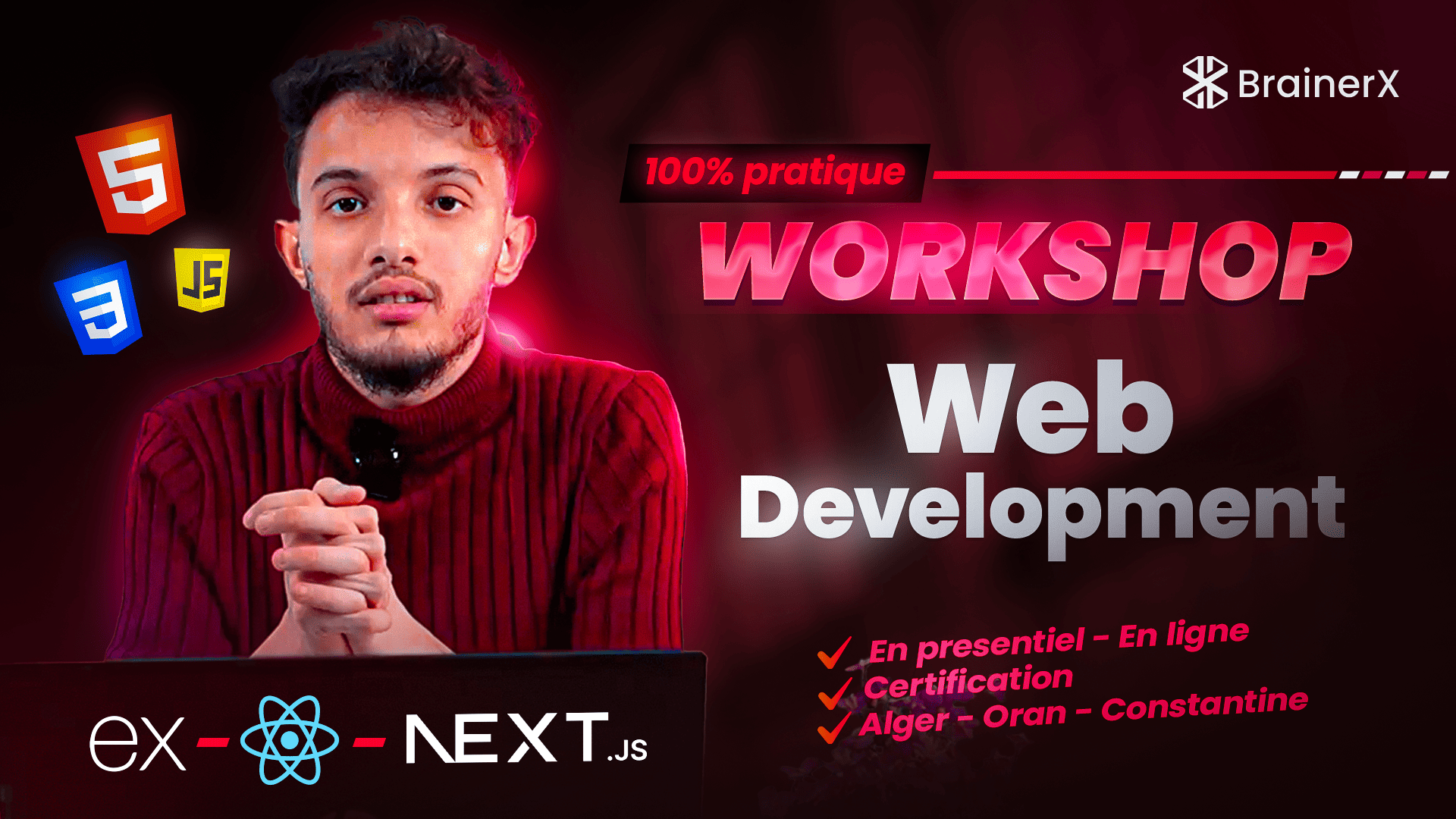 Atelier Web development workshop | BrainerX
